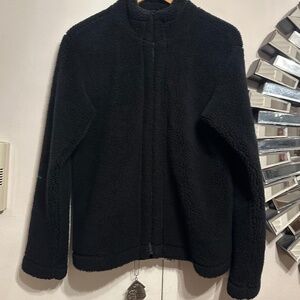 Black Sherpa Jacket Size M